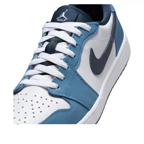 Jordan 1 Low Golf White Aegean Storm alacsony szárú sneaker – termékfotó, oldalnézet