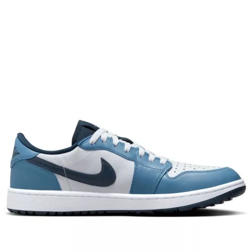 Jordan 1 Low Golf White Aegean Storm alacsony szárú sneaker – termékfotó, oldalnézet