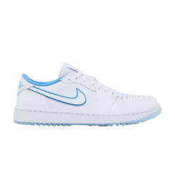 Jordan 1 Low Golf White Legend Blue alacsony szárú sneaker – termékfotó, oldalnézet