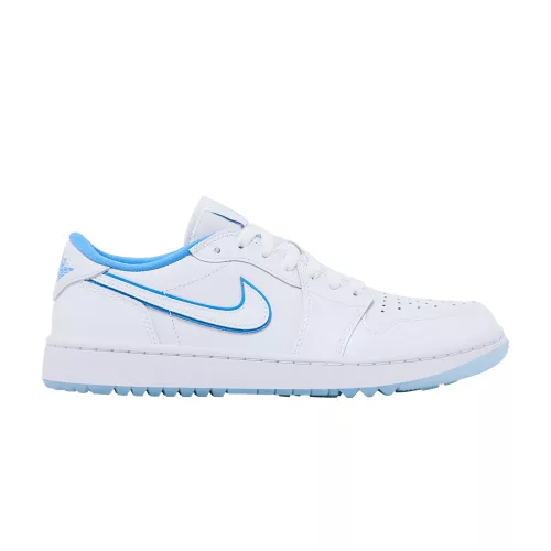 Jordan 1 Low Golf White Legend Blue alacsony szárú sneaker – termékfotó, oldalnézet