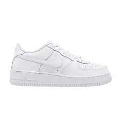 Nike Air Force 1 Low LE Triple White (GS) alacsony szárú sneaker – termékfotó, oldalnézet