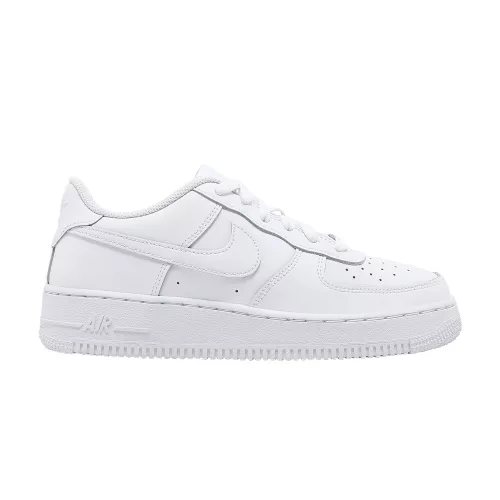 Nike Air Force 1 Low LE Triple White (GS) alacsony szárú sneaker – termékfotó, oldalnézet