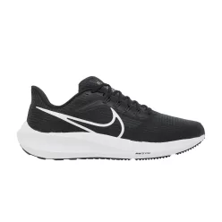 Nike Air Zoom Pegasus 39 Black White alacsony szárú sneaker – termékfotó, oldalnézet