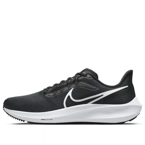 Nike Air Zoom Pegasus 39 Black White alacsony szárú sneaker – termékfotó, oldalnézet