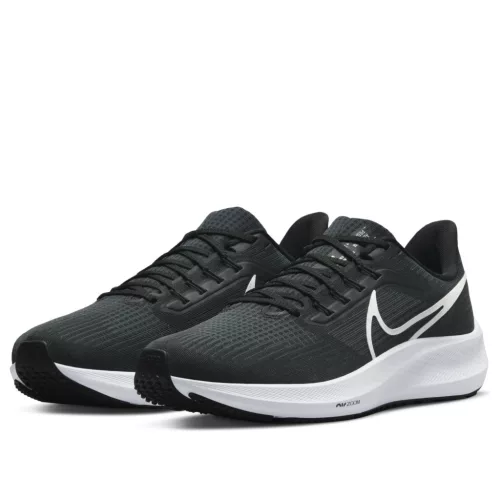 Nike Air Zoom Pegasus 39 Black White alacsony szárú sneaker – termékfotó, oldalnézet