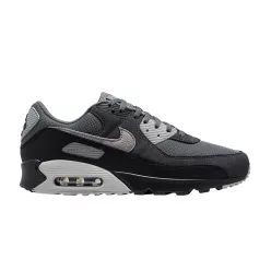   Nike Air Max 90 Smoke Grey Black Photon Dust férfi alacsony szárú utcai sneaker szürke