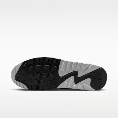 Nike Air Max 90 Smoke Grey Black Photon Dust férfi alacsony szárú utcai sneaker szürke