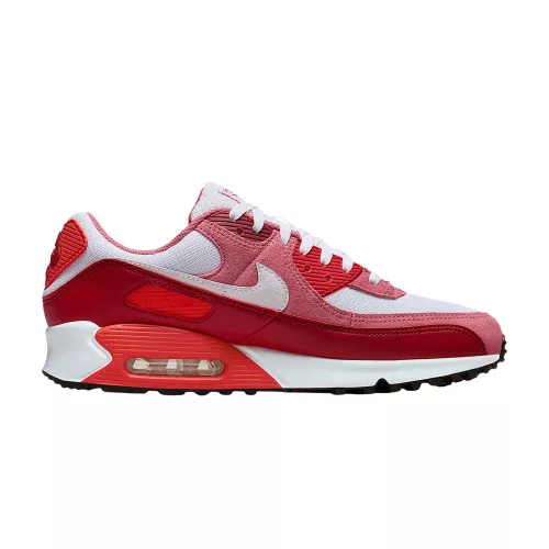 Nike Air Max 90 Peony Light Crimson alacsony szárú sneaker – termékfotó, oldalnézet