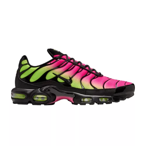 Nike Air Max Plus Hyper Pink Volt Black alacsony szárú sneaker – termékfotó, oldalnézet