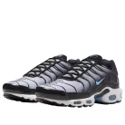 Nike Air Max Plus Black Light Smoke Grey férfi alacsony szárú utcai sneaker fekete szürke