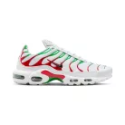 Nike Air Max Plus Italy férfi alacsony szárú utcai sneaker fehér zöld piros fekete