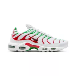   Nike Air Max Plus Italy férfi alacsony szárú utcai sneaker fehér zöld piros fekete