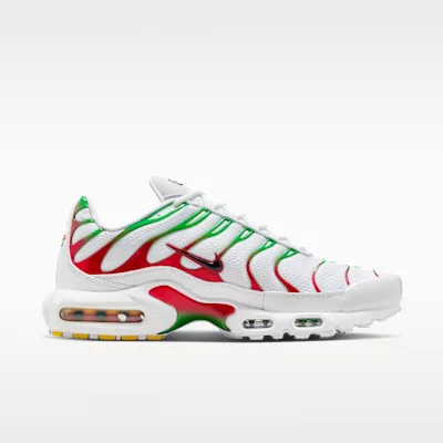 Nike Air Max Plus Italy férfi alacsony szárú utcai sneaker fehér zöld piros fekete