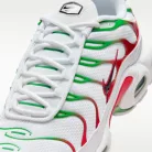 Nike Air Max Plus Italy férfi alacsony szárú utcai sneaker fehér zöld piros fekete