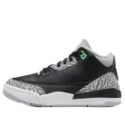 Jordan 3 Retro Green Glow (PS) alacsony szárú sneaker – termékfotó, oldalnézet