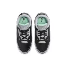 Jordan 3 Retro Green Glow (PS) alacsony szárú sneaker – termékfotó, oldalnézet