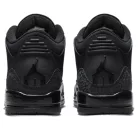 Jordan 3 Retro Black Cat (2025) (GS) alacsony szárú sneaker – termékfotó, oldalnézet