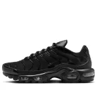 Nike Air Max Plus Triple Black (Women's) alacsony szárú sneaker – termékfotó, oldalnézet