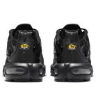Nike Air Max Plus Triple Black (Women's) alacsony szárú sneaker – termékfotó, oldalnézet