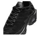 Nike Air Max Plus Triple Black (Women's) alacsony szárú sneaker – termékfotó, oldalnézet