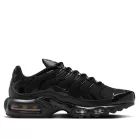 Nike Air Max Plus Triple Black (Women's) alacsony szárú sneaker – termékfotó, oldalnézet