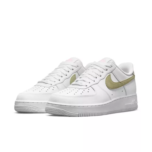 Nike Air Force 1 Low White Olive alacsony szárú sneaker – termékfotó, oldalnézet