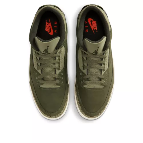 Jordan 3 Retro Family Affair alacsony szárú sneaker – termékfotó, oldalnézet