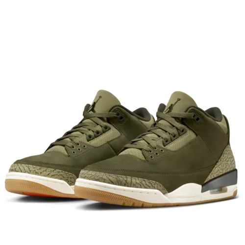 Jordan 3 Retro Family Affair alacsony szárú sneaker – termékfotó, oldalnézet