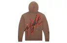 Travis Scott x Jordan Flight Graphic Hoodie Archaeo Brown – termékfotó, oldalnézet