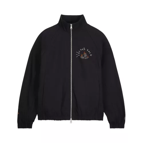 Travis Scott x Jordan Woven Jacket Black – termékfotó, oldalnézet