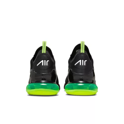 Nike Air Max 270 Black Neon alacsony szárú sneaker – termékfotó, oldalnézet