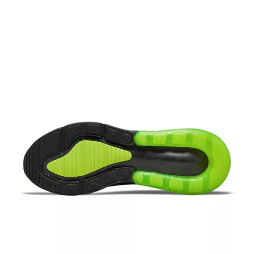 Nike Air Max 270 Black Neon alacsony szárú sneaker – termékfotó, oldalnézet