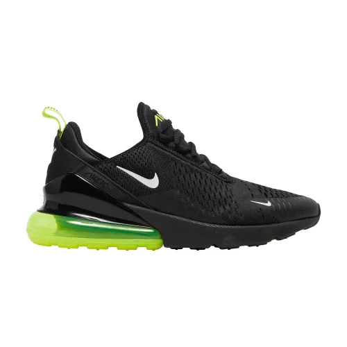 Nike Air Max 270 Black Neon férfi alacsony szárú utcai sneaker fekete