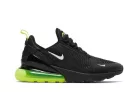 Nike Air Max 270 Black Neon férfi alacsony szárú utcai sneaker fekete