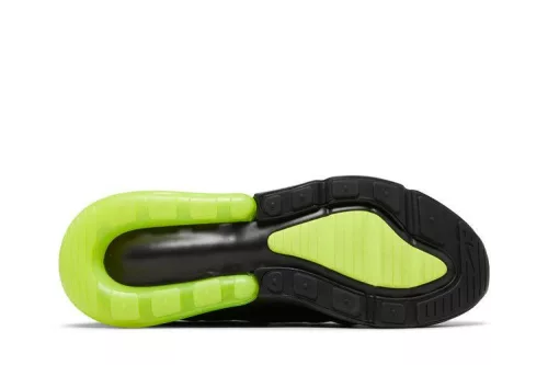 Nike Air Max 270 Black Neon férfi alacsony szárú utcai sneaker fekete