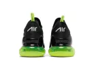 Nike Air Max 270 Black Neon férfi alacsony szárú utcai sneaker fekete