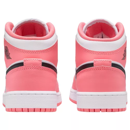 Jordan 1 Mid Pink Gaze (GS) közepes szárú sneaker – termékfotó, oldalnézet