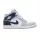 Jordan 1 Mid Wolf Grey Midnight Navy közepes szárú sneaker – termékfotó, oldalnézet