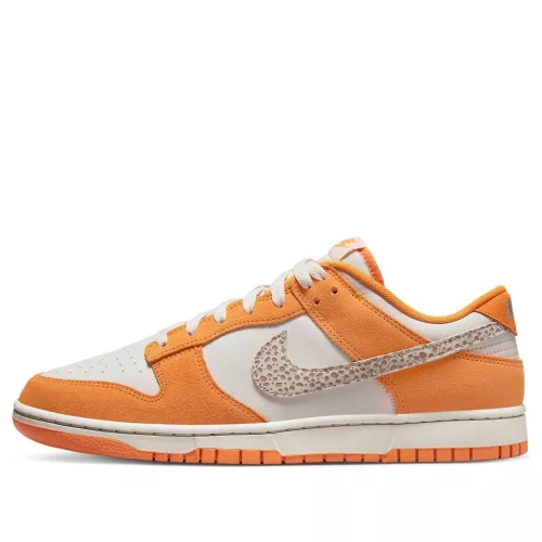Nike Dunk Low AS Safari Swoosh Kumquat alacsony szárú sneaker – termékfotó, oldalnézet