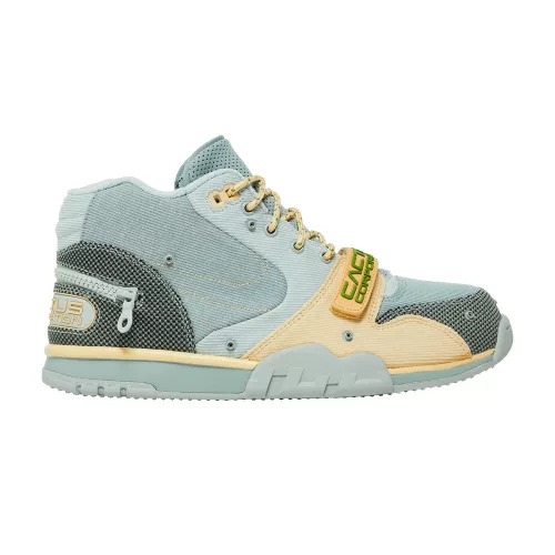 Nike Air Trainer 1 SP Travis Scott Grey Haze alacsony szárú sneaker – termékfotó, oldalnézet
