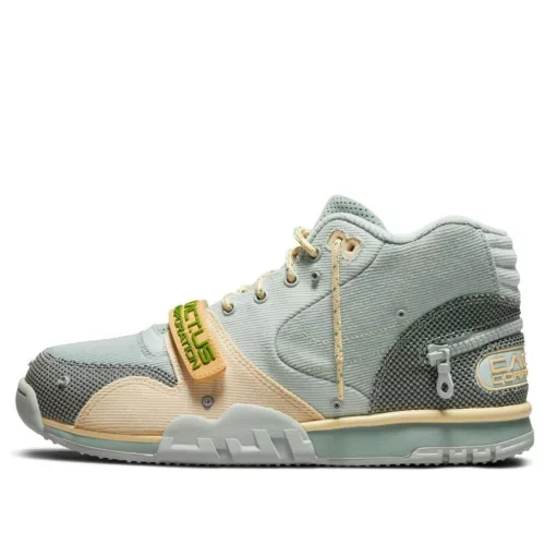 Nike Air Trainer 1 SP Travis Scott Grey Haze alacsony szárú sneaker – termékfotó, oldalnézet