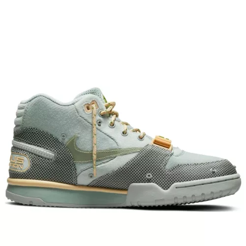 Nike Air Trainer 1 SP Travis Scott Grey Haze alacsony szárú sneaker – termékfotó, oldalnézet