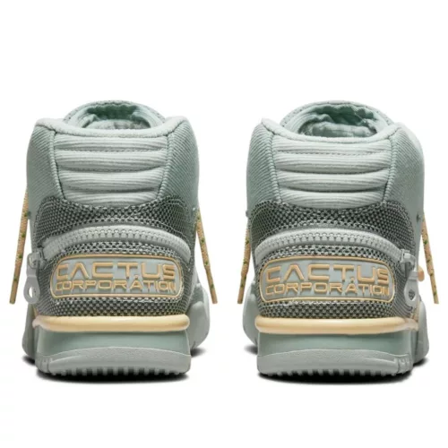 Nike Air Trainer 1 SP Travis Scott Grey Haze alacsony szárú sneaker – termékfotó, oldalnézet