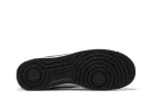 Nike Air Force 1 Low '07 White Swoosh Panda férfi alacsony szárú utcai sneaker fekete fehér