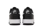 Nike Air Force 1 Low '07 White Swoosh Panda férfi alacsony szárú utcai sneaker fekete fehér
