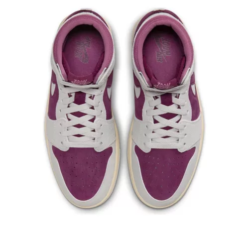 Jordan 1 High Zoom Air CMFT 2 Bordeaux (Women's) magas szárú sneaker – termékfotó, oldalnézet