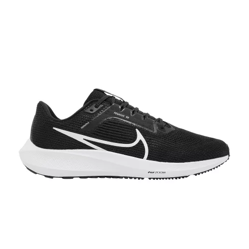 Nike Air Zoom Pegasus 40 Black White férfi alacsony szárú futócipő fekete