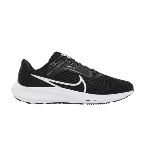 Nike Air Zoom Pegasus 40 Black White férfi alacsony szárú futócipő fekete