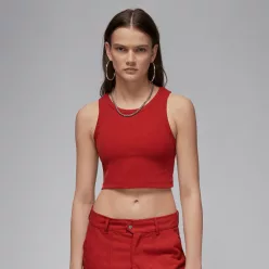 Jordan Women's Tank Dune Red – termékfotó, oldalnézet