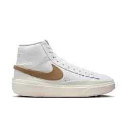 Nike Blazer Phantom Mid White Khaki közepes szárú sneaker – termékfotó, oldalnézet